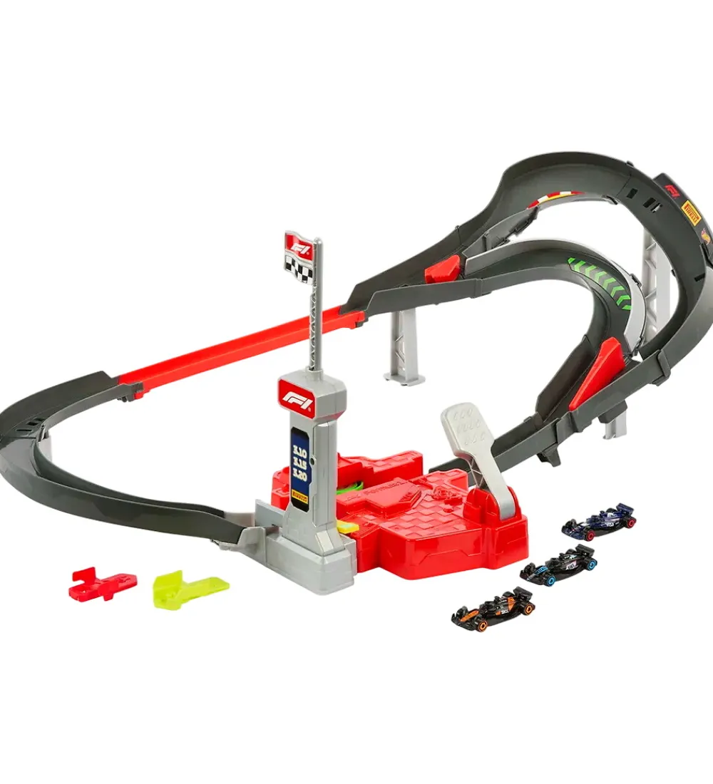 Hot Wheels Biler, Tog Og Køretøjer>Bilbane - F-1 Racing Sprint Trackset