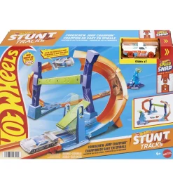 Hot Wheels Biler, Tog Og Køretøjer>Bilbane - Stunt Tracks - Corkscrew Jump Champion