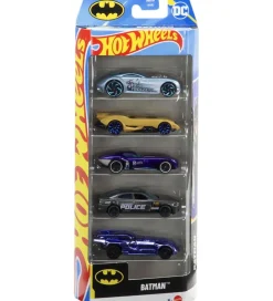 Hot Wheels Biler, Tog Og Køretøjer>Biler - 5-pak - Batman