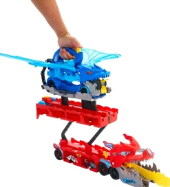 Hot Wheels Biler, Tog Og Køretøjer>Legesæt - City Ultimate Dual Dragon Transporter