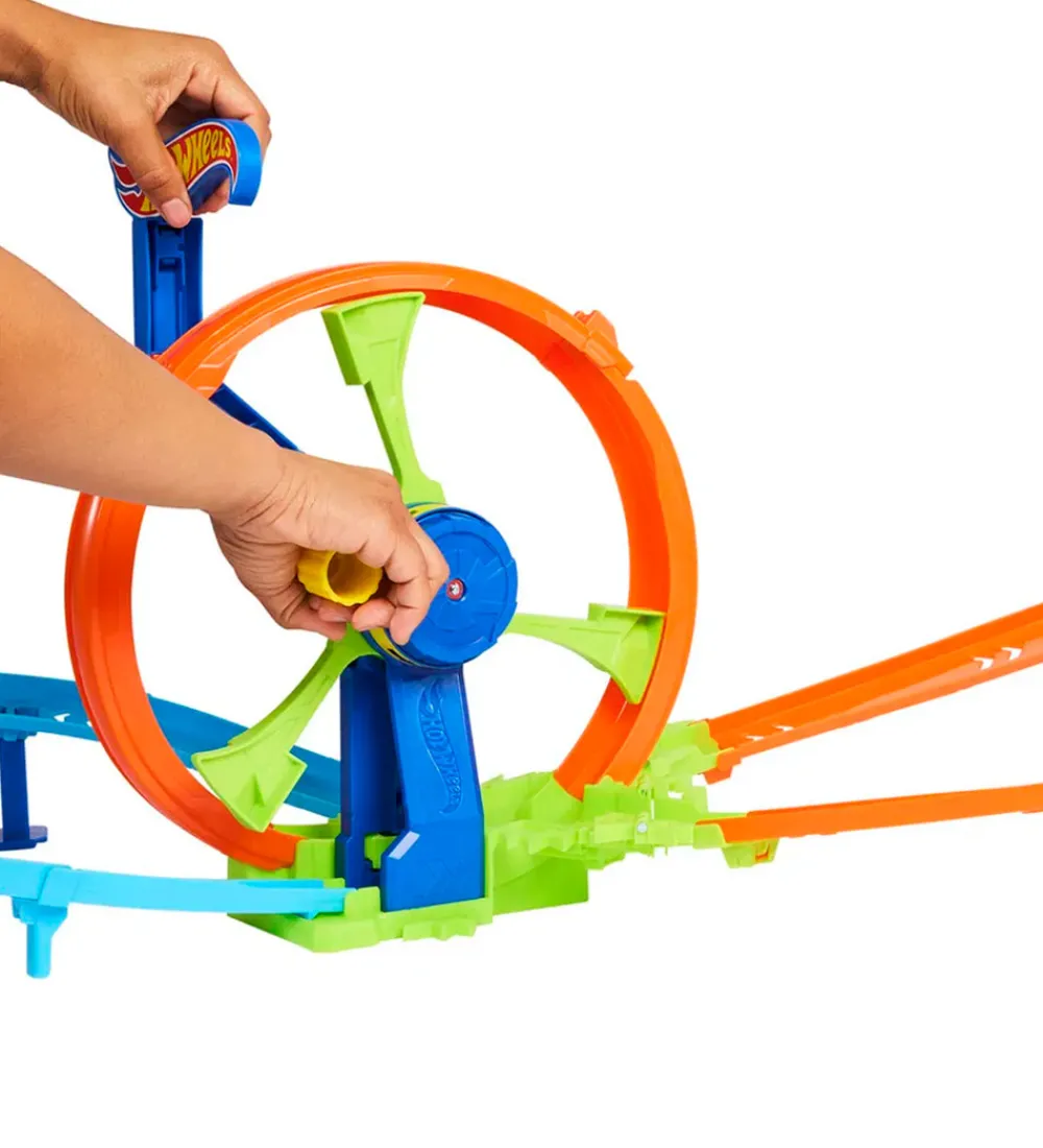 Hot Wheels Biler, Tog Og Køretøjer>Racerbane - Action Rapid Launch & Loop