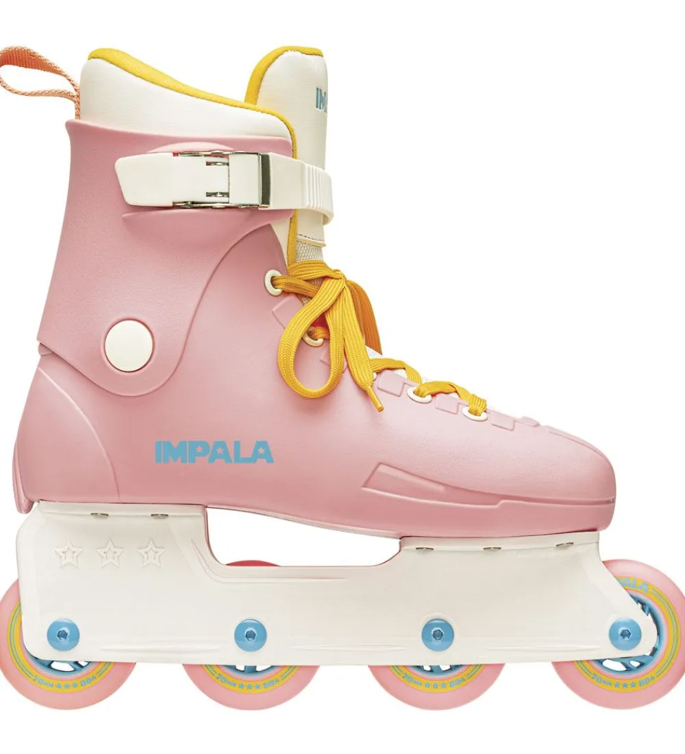 Impala Rulleskøjter>Rulleskøjter - Lightspeed Inline - Rosa/Gul - Inliner