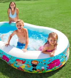 Intex Badebassin|Udeleg Og Udendørs Legetøj>Badebassin - Snorkel Fun Swim Center Pool - 262x160x46 - 7