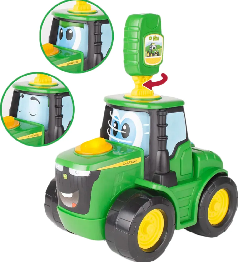 John Deere Traktorer|Biler, Tog Og Køretøjer>Traktor - Key N Go Johnny Tractor