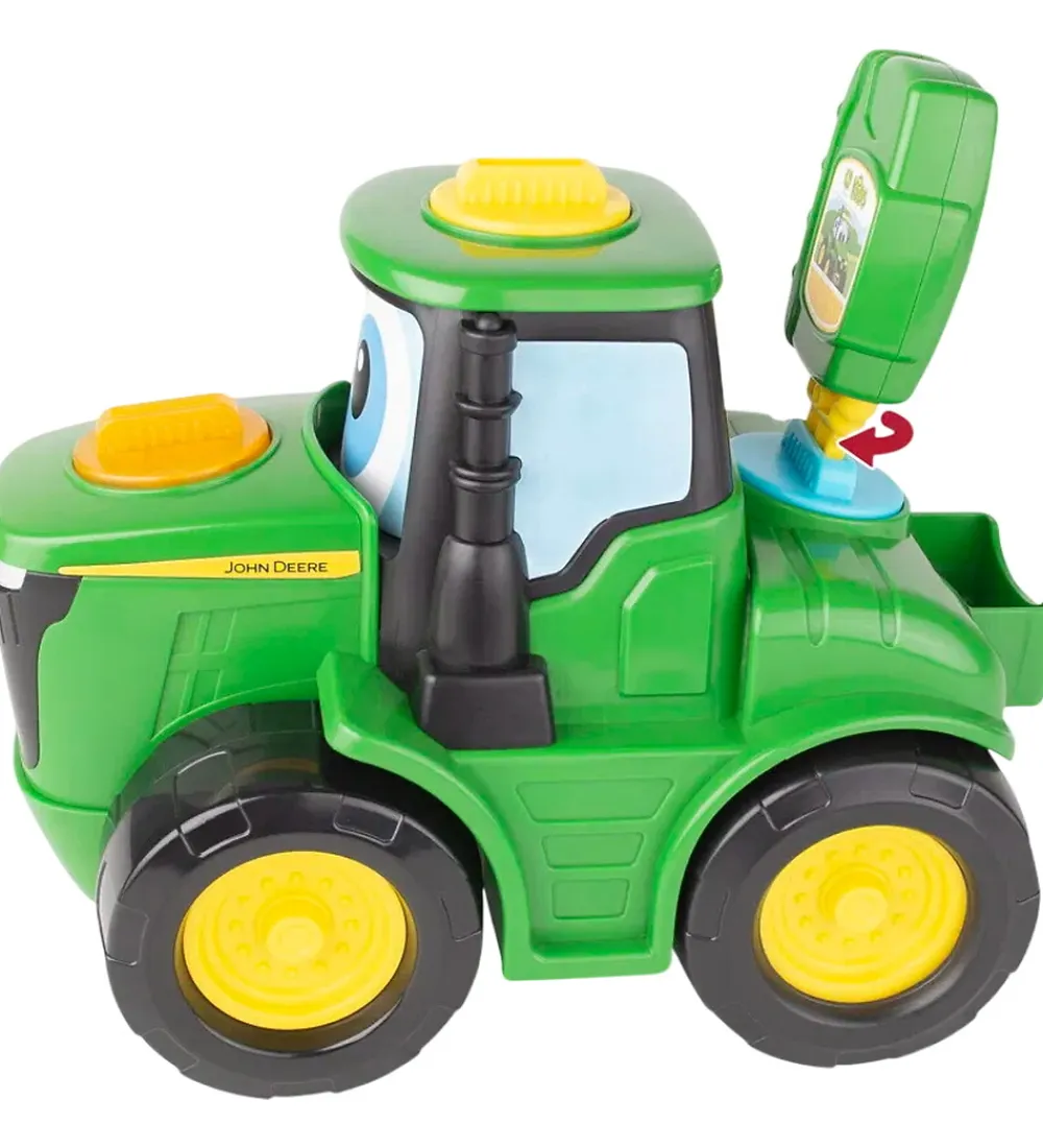 John Deere Traktorer|Biler, Tog Og Køretøjer>Traktor - Key N Go Johnny Tractor