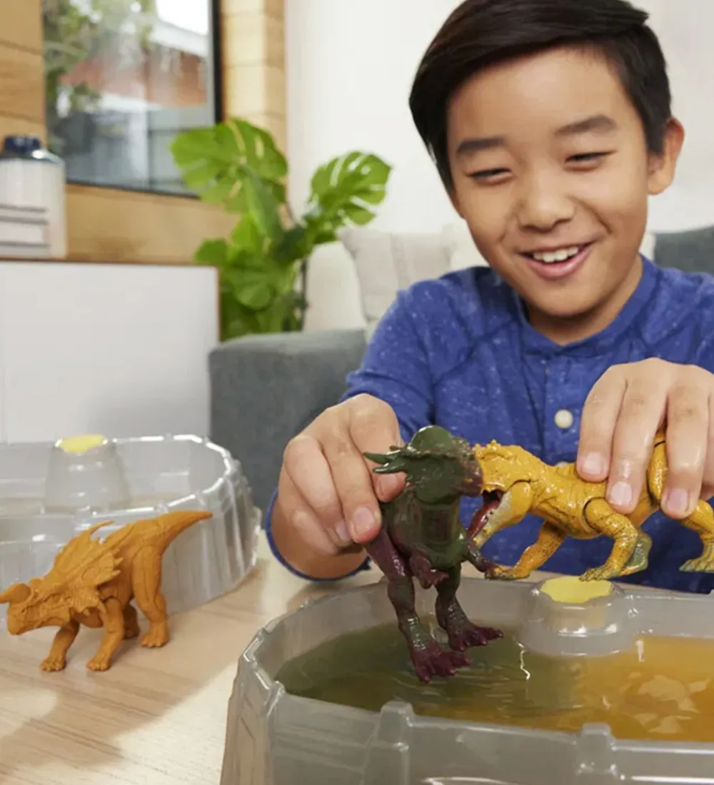 Jurassic World Figurer>Legetøj - Rebirth Dino Reveal - Battle Pack