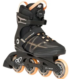 K2 Rulleskøjter>Rulleskøjter - Alexia 80 Boa - Sort/Orange - Inliner