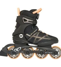 K2 Rulleskøjter>Rulleskøjter - Alexia 80 Boa - Sort/Orange - Inliner