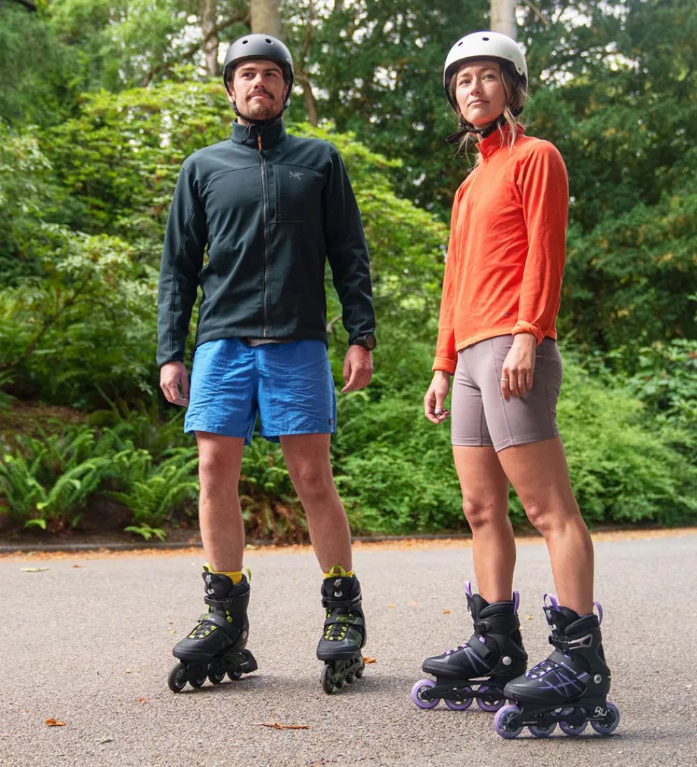 K2 Rulleskøjter>Rulleskøjter - Alexis 80 Pro - Sort/Lilla - Inliner