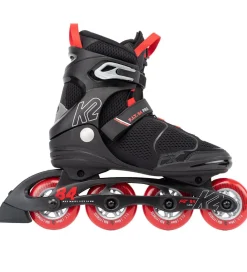 K2 Rulleskøjter>Rulleskøjter - F.I.T 84 Pro - Sort/Rød - Inliner