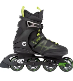 K2 Rulleskøjter>Rulleskøjter - F.I.T. 80 Pro - Sort/Grøn - Inliner