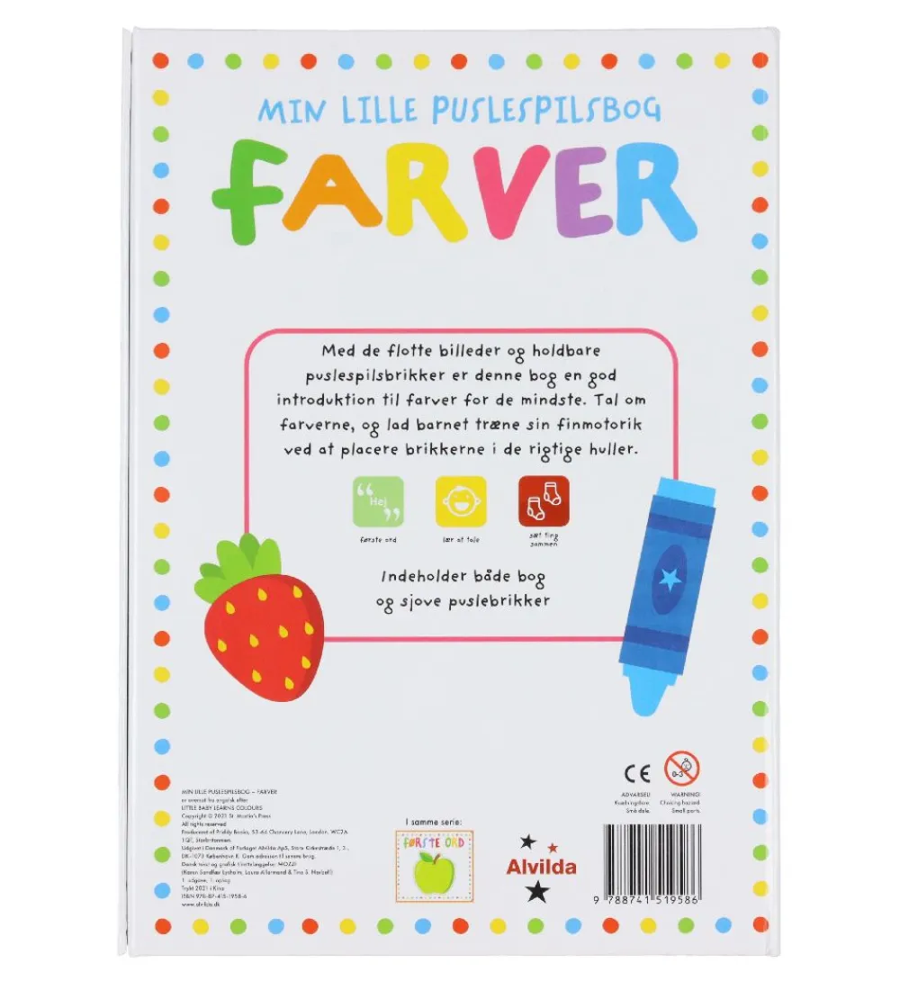 Karrusel Forlag Puslespil>Aktivitetsbog - Min Lille Puslespilsbog - Farver