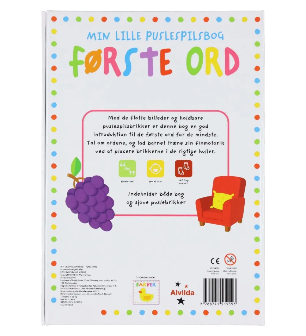 Karrusel Forlag Puslespil>Aktivitetsbog - Min Lille Puslespilsbog - Første