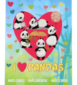 Karrusel Forlag Malebog>Malebog - I Love Pandas