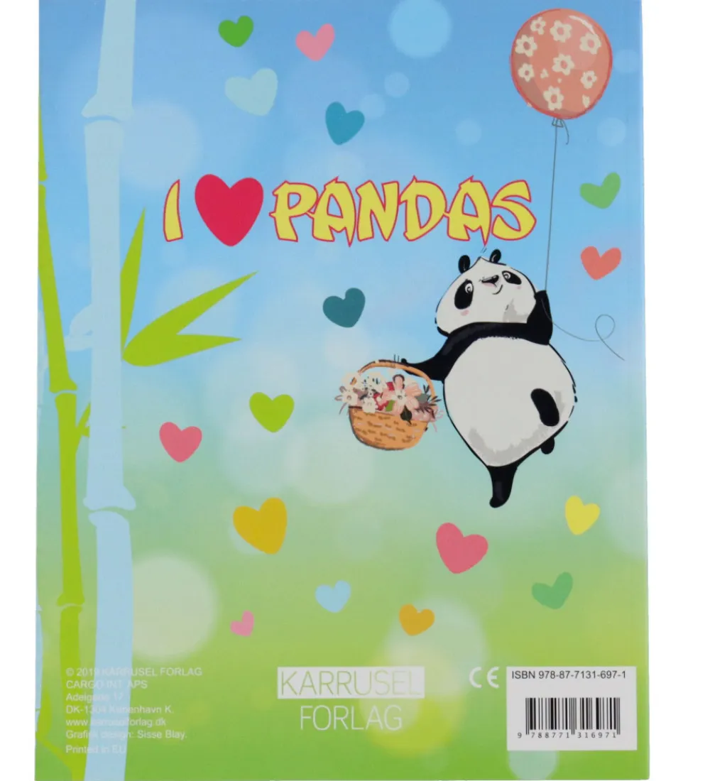 Karrusel Forlag Malebog>Malebog - I Love Pandas