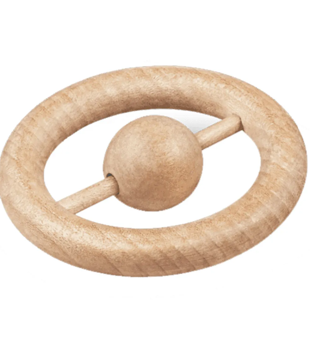 Kay Bojesen Trælegetøj|Gribelegetøj>Rangle - 8 cm - Bøg