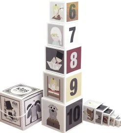 Kids by Friis Stablelegetøj>Stabelkasser - 10 stk - Eventyr