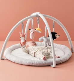 Kids Concept Legetæpper Og Legegulve>Aktivitetstæppe - Edvin - Grå m. Dyr