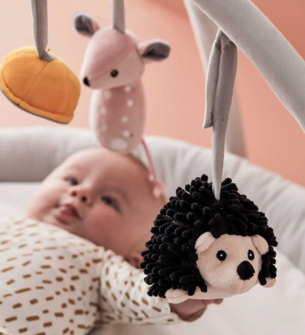 Kids Concept Legetæpper Og Legegulve>Aktivitetstæppe - Edvin - Grå m. Dyr