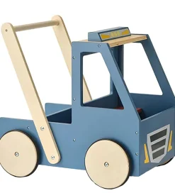 Kids Concept Gåvogne>Gåvogn - Træ - Lastbil - Aiden - Blå