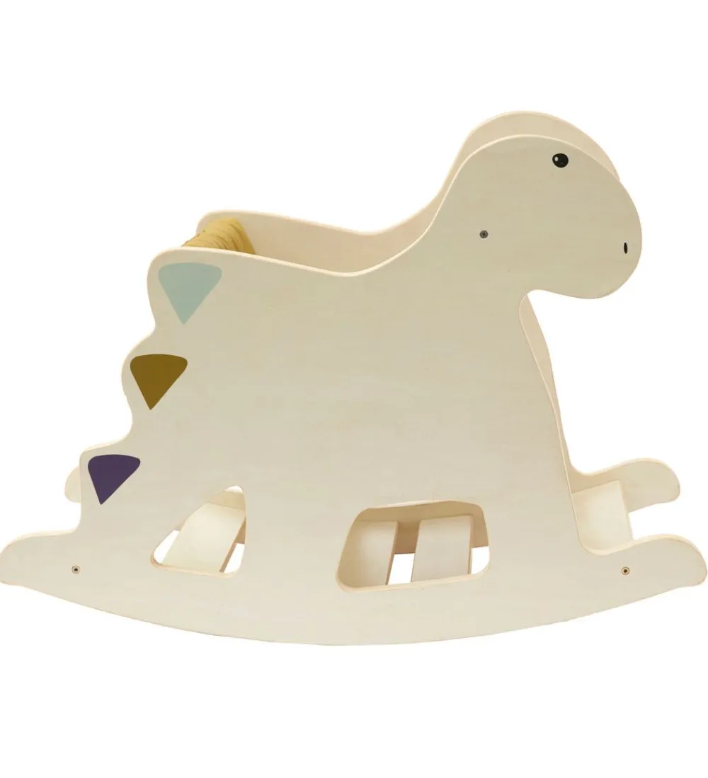 Kids Concept Gyngeheste>Gyngehest - Træ - Dinosaur