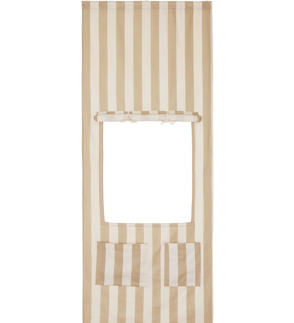 Kids Concept Rolleleg|Legetelte>Kiosk-Dør - Stripe Beige