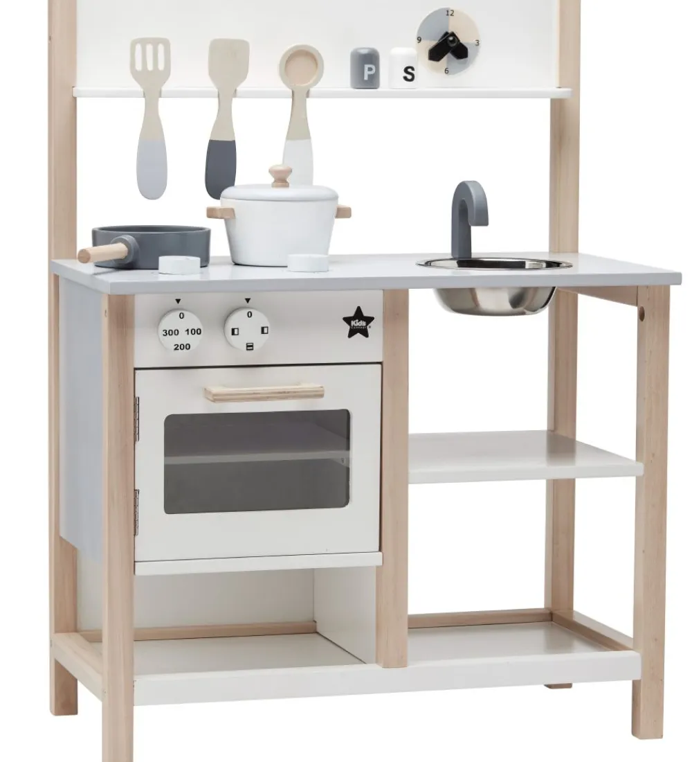 Kids Concept Legekøkken Og Legemøbel>Køkken - Hvid/Grå