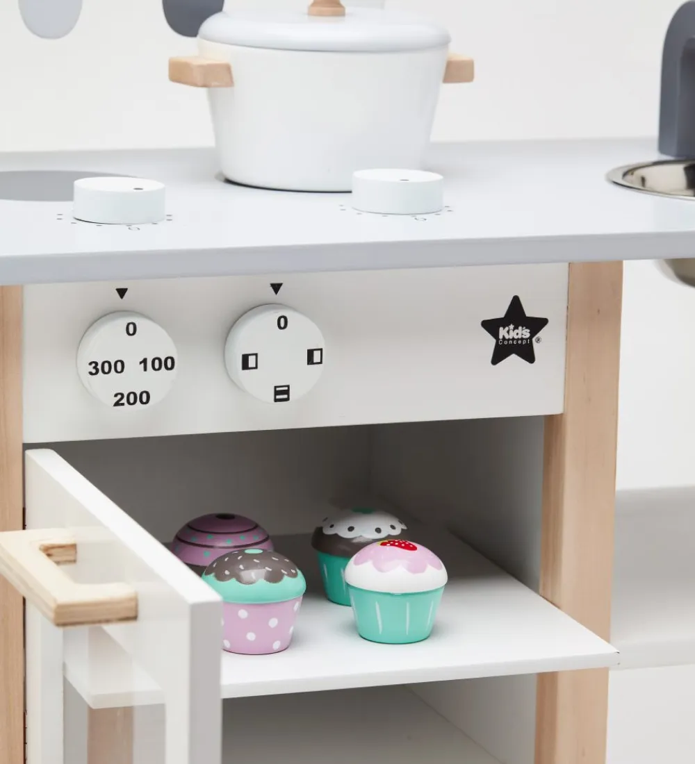 Kids Concept Legekøkken Og Legemøbel>Køkken - Hvid/Grå