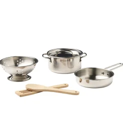 Kids Concept Rolleleg|Legekøkken Og Legemøbel>Køkkensæt - 7 Dele - Metal/Træ