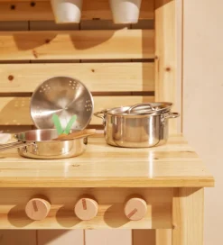 Kids Concept Rolleleg|Legekøkken Og Legemøbel>Køkkensæt - 7 Dele - Metal/Træ