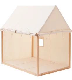 Kids Concept Legetelte>Legetelt - Hus - 110x84 cm - Naturhvid