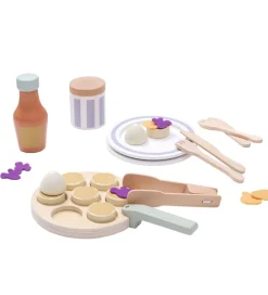 Kids Concept Trælegetøj|Legemad>Pandekagesæt - Træ