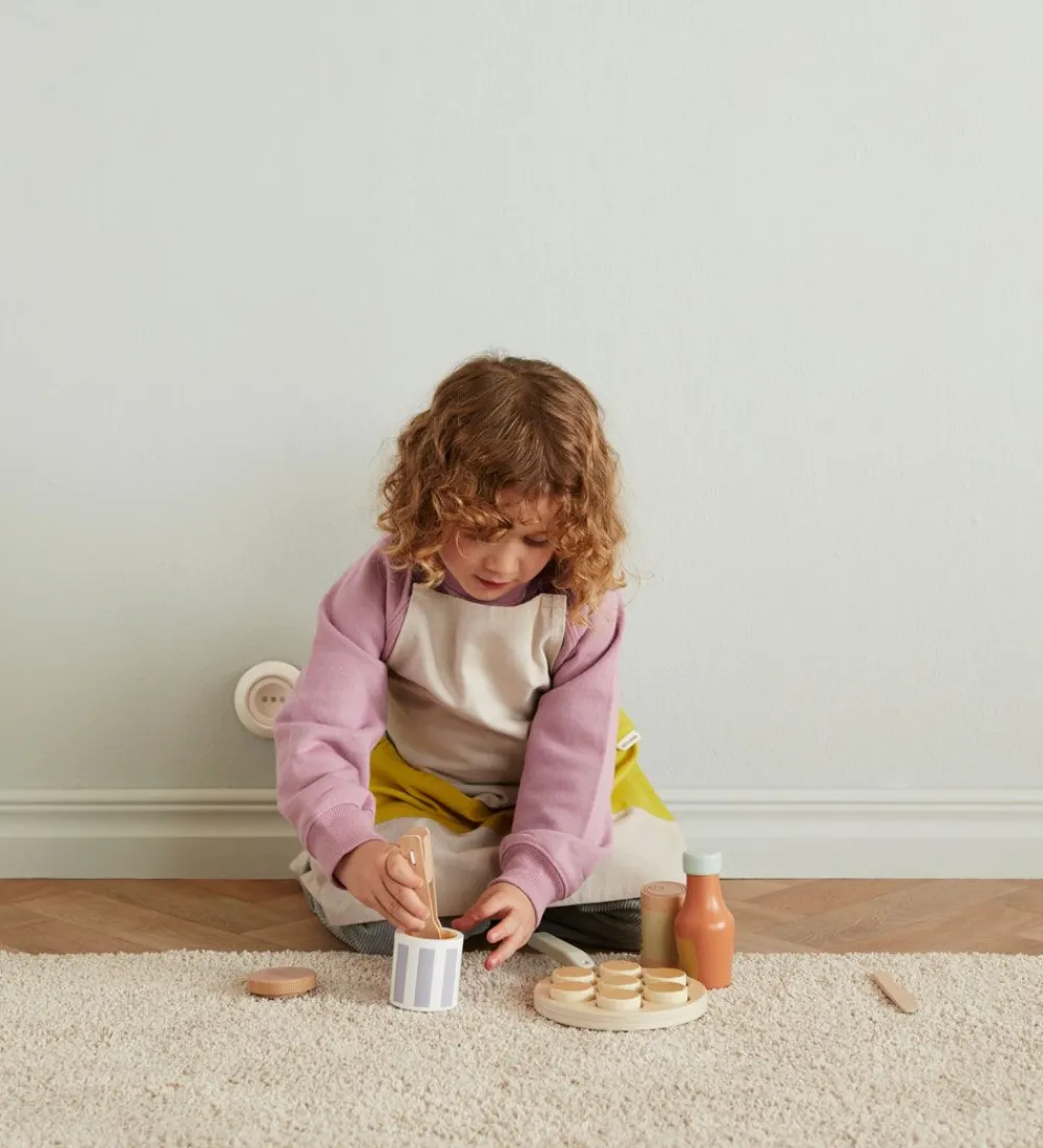 Kids Concept Trælegetøj|Legemad>Pandekagesæt - Træ