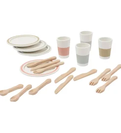 Kids Concept Legekøkken Og Legemøbel>Spisestel - Bistro - Træ/Hvid