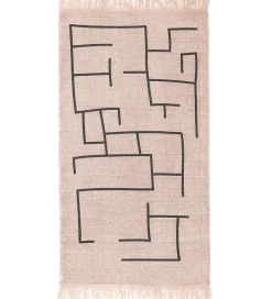 Kids Concept Legetæpper Og Legegulve>Tæppe - Geometrisk - Rosa