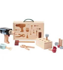 Kids Concept Legeværktøj>Trælegetøj - Værktøjskuffert - Træ