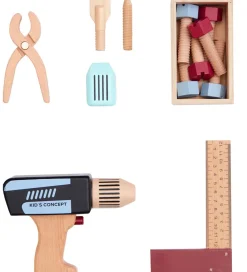 Kids Concept Legeværktøj>Trælegetøj - Værktøjskuffert - Træ