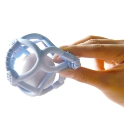 KidsMe Aktivitetslegetøj|Bideringe>Bidebold - Silicone Bold - Blå