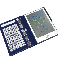 Kidywolf Kreativ Leg|Malebog>LCD-tegnetavle m. 30 Motiver - Galaxy