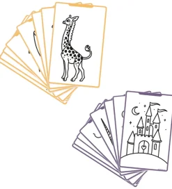 Kidywolf Kreativ Leg|Kreasæt>Refill Tegnemotiver - 60 motiver - Once Upon A Time/Ani