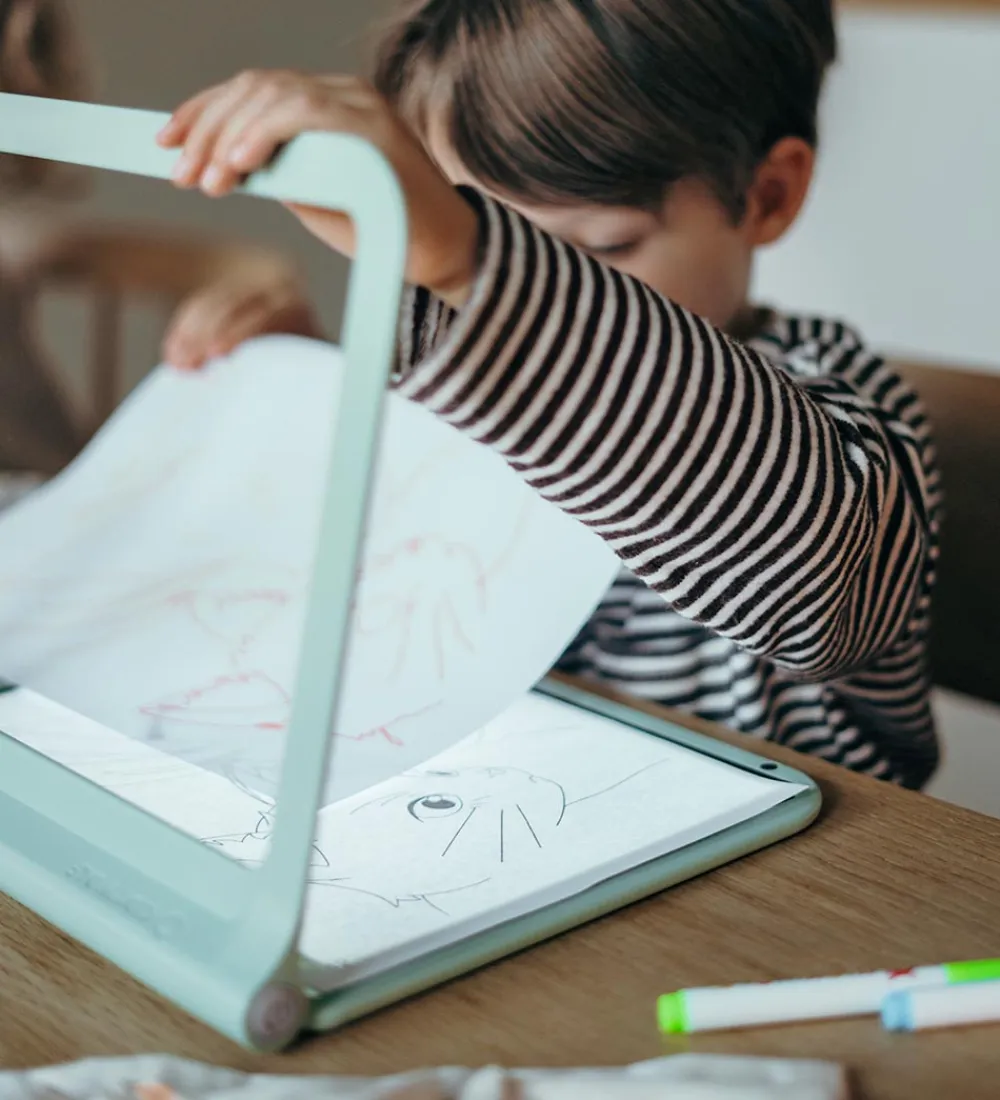 Kidywolf Kreativ Leg>Tegnetavle m. Lys - KidyDraw-Pro - 2-i-1