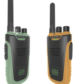 Kidywolf Walkie Talkies>Walkie Talkie - 2 stk. - Kidytalk - Grøn/Orange