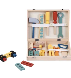 Kinder and Kids Udeleg Og Udendørs Legetøj|Trælegetøj>Trælegetøj - Værktøjskasse