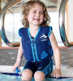 Konfidence Strandlegetøj>Svømmevest - Original - Navy Palm