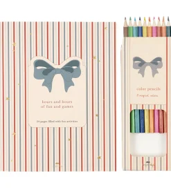 Konges Sløjd Bøger>Aktivitetsbog m. Farveblyanter - Multi