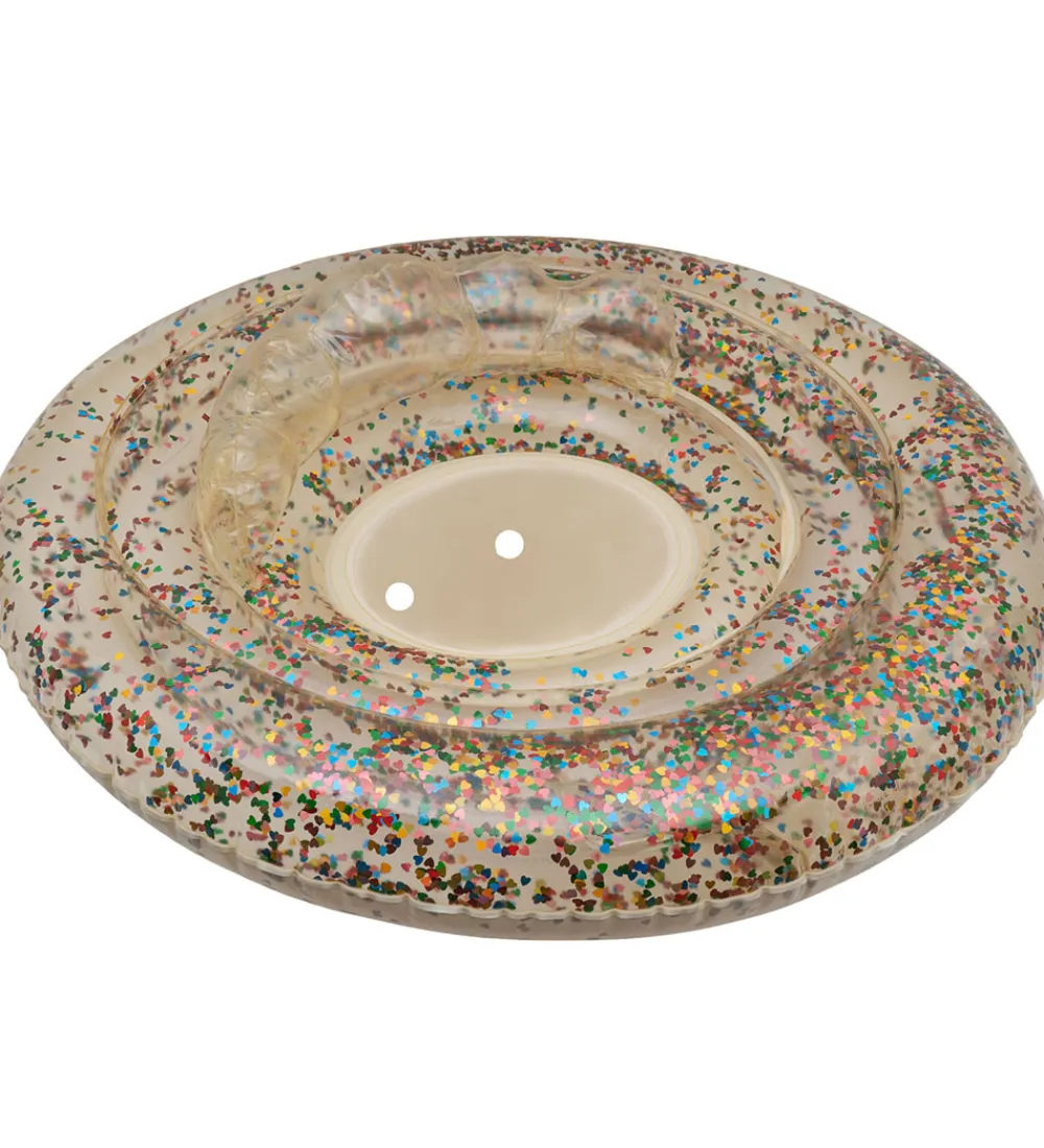 Konges Sløjd Vandleg|Udeleg Og Udendørs Legetøj>Babybadering - 72x22 cm - Multi Heart Transparent