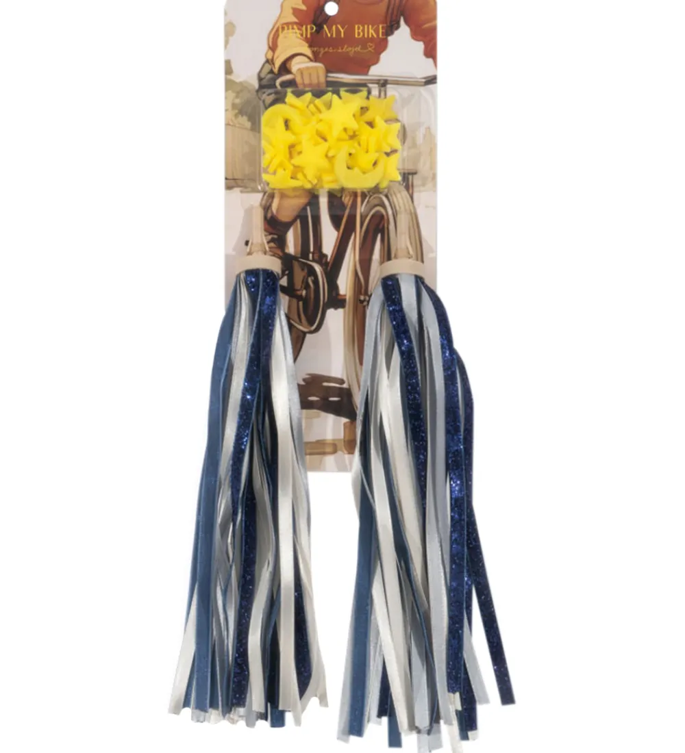 Konges Sløjd Løbecykler>Cykelpynt - Pimp My Bike - Dark Blue Glitter