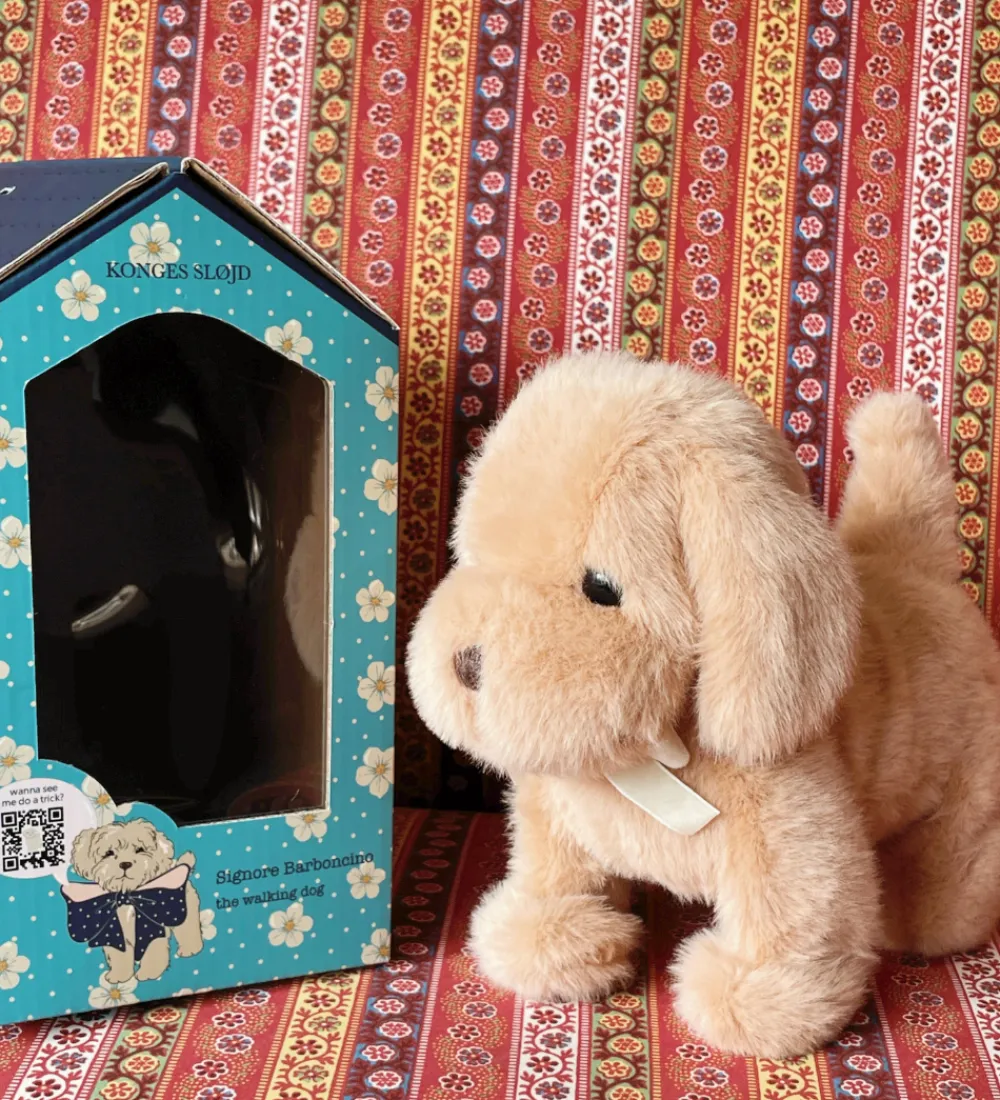 Konges Sløjd Bamser>Interaktiv Bamse - Walking Dog - Brun