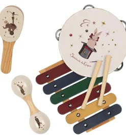 Konges Sløjd Musikinstrumenter>Musikinstrumenter - Træ - 4 Dele - Circus