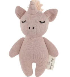 Konges Sløjd Gribelegetøj>Rangle - Mini Unicorn - Rose Fawn